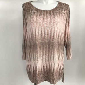 RUBY RD Woman Light Weight Long Sleeve Top Size 3X